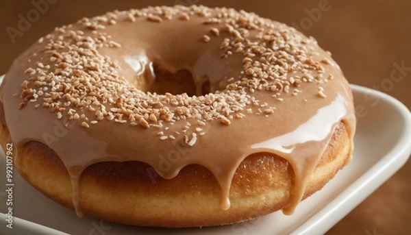 Fototapeta donuts with chocolate