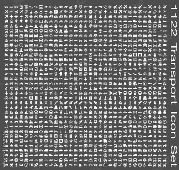 Obraz Transport icon set 