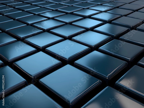 Fototapeta metal grid background, generative a.i.