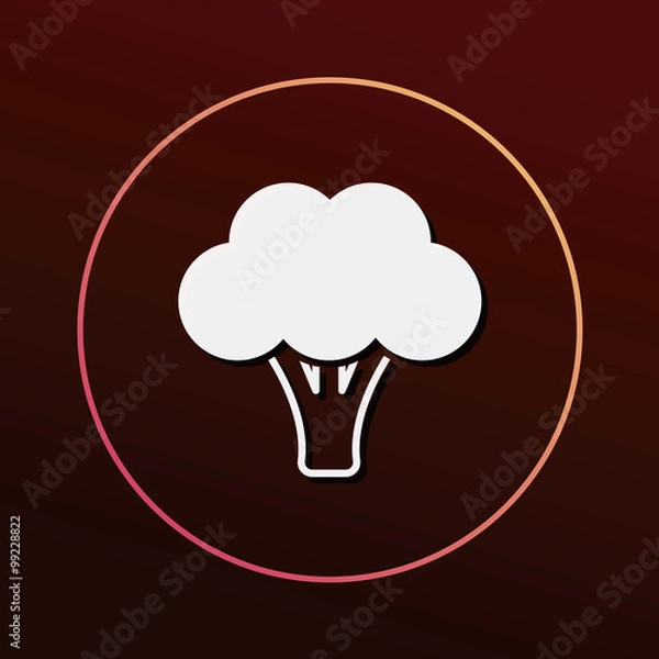 Fototapeta vegetables icon