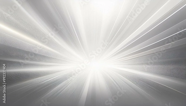 Obraz A radiant white burst of light with cascading beams and shimmering particles, evoking a divine or celestial atmosphere. Ideal for abstract backgrounds, spiritual themes, and cosmic designs.