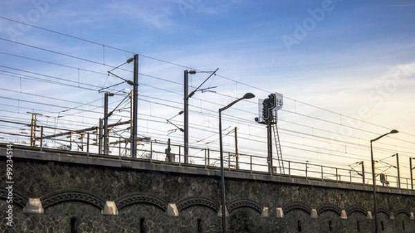 Obraz Kolej na moście