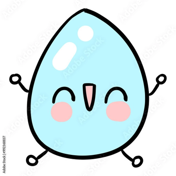 Obraz 빗방울 캐릭터