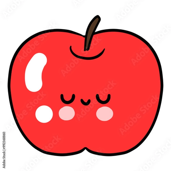 Obraz 사과 캐릭터