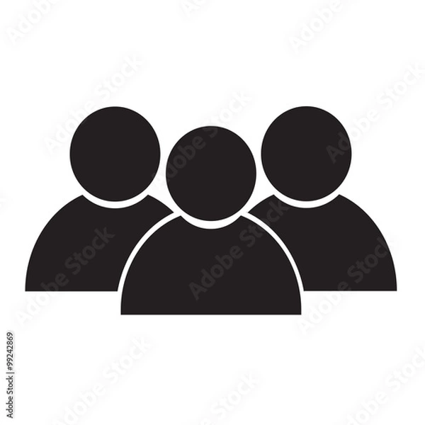 Obraz person icon symbol Illustration design