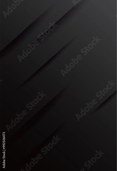 Obraz Abstract modern design black background
