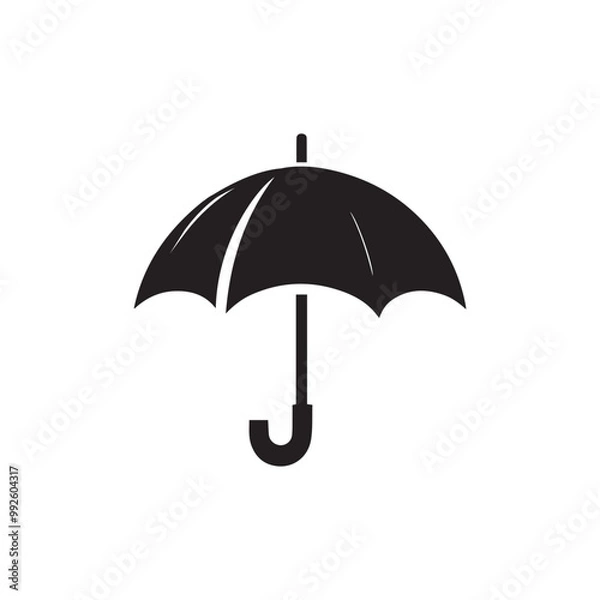 Fototapeta umbrella isolated on white background