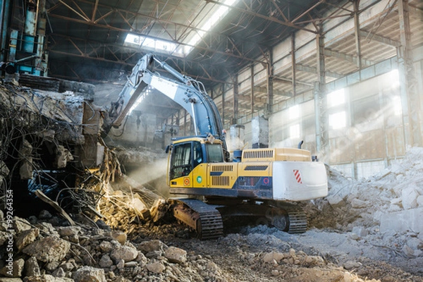 Obraz Construction works