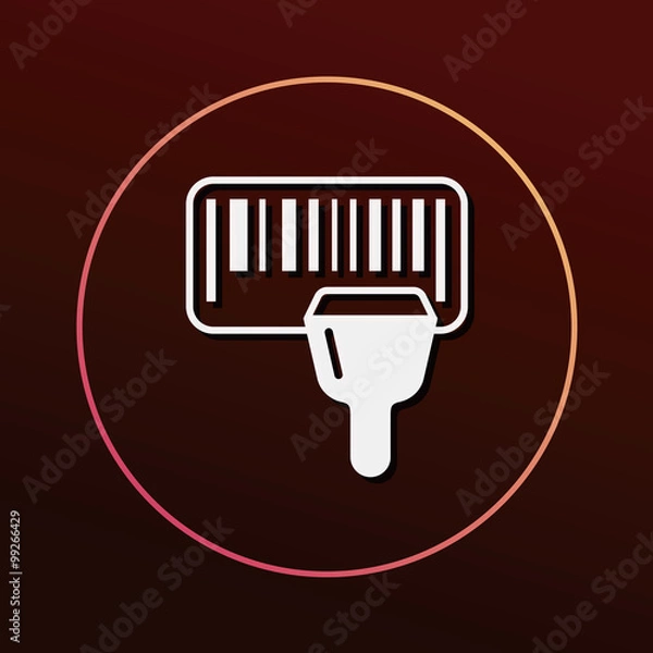 Obraz Barcode Label icon