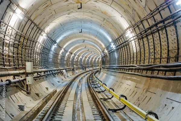 Obraz Tunel metra