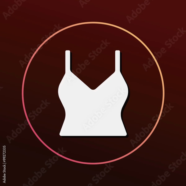 Fototapeta clothes icon