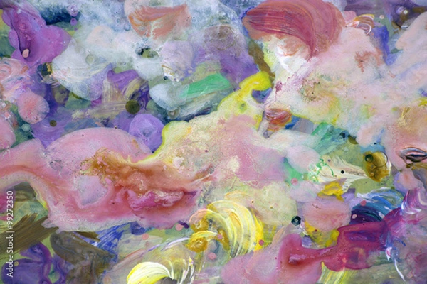 Obraz Радужные пятна палитре