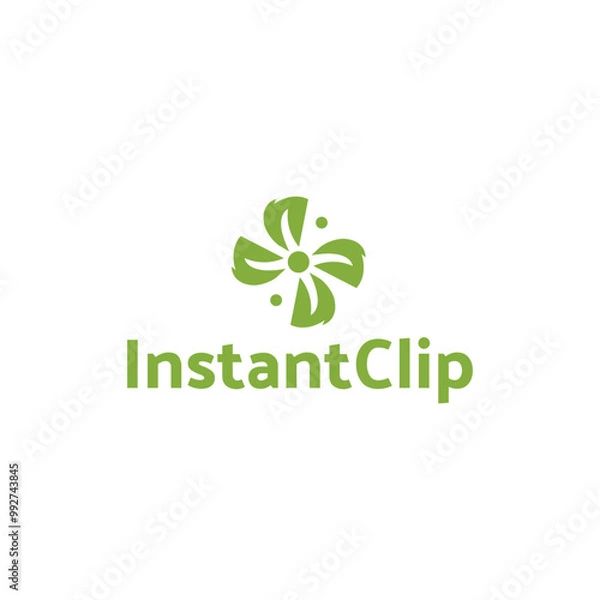 Fototapeta instant clip Video Logo Design Template