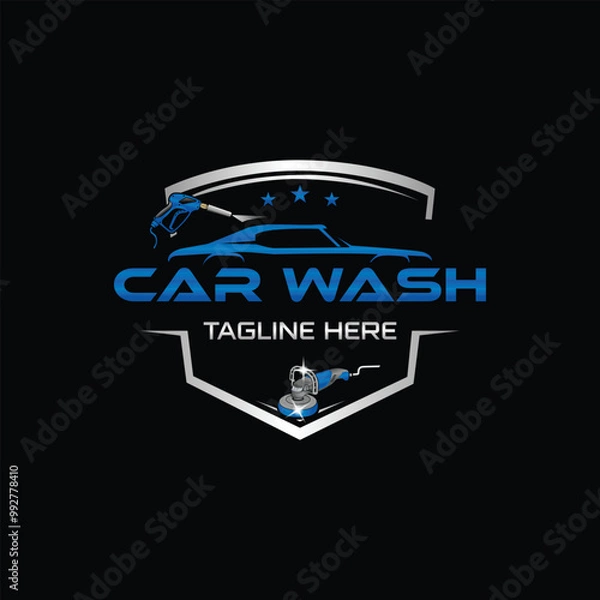 Obraz Car Wash Logo Design