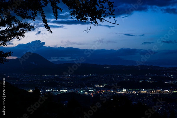 Obraz 霊山からの夜景　大分