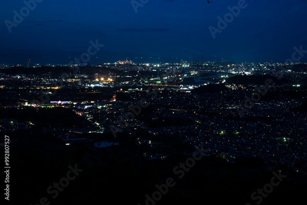 Obraz 霊山からの夜景　大分