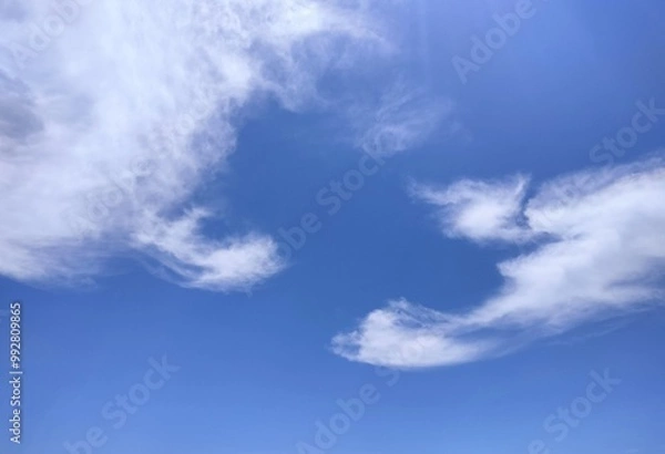 Obraz blue sky with clouds