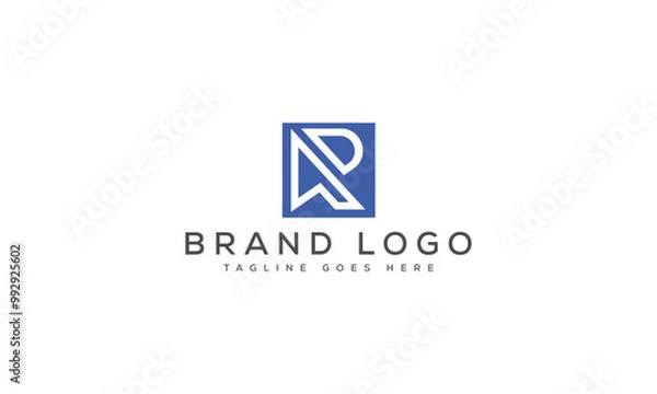 Fototapeta letter R logo design vector template design for brand.