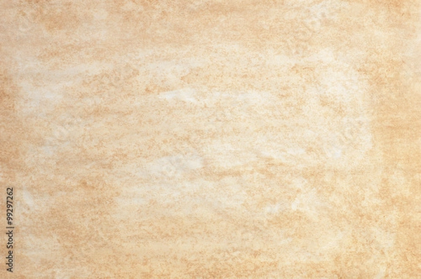 Obraz Abstract background stained yellowed paper surface