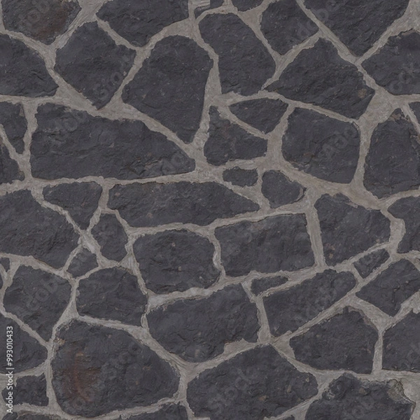 Fototapeta Spa Boulder Floor (seamlessly tileable)