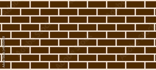 Fototapeta Brown brick wall texture background