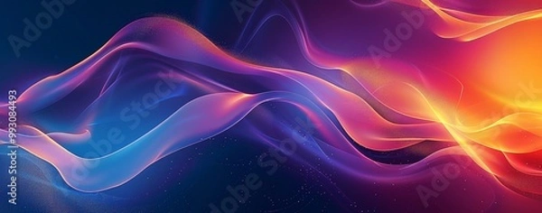 Fototapeta Abstract Flowing Lights and Colors