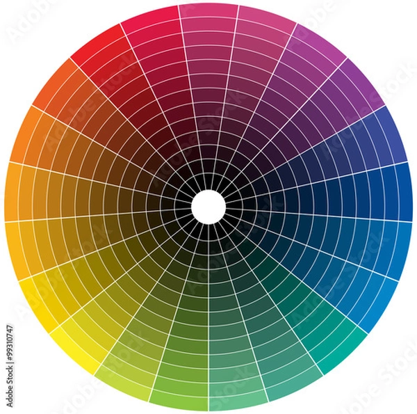 Fototapeta Colored circle