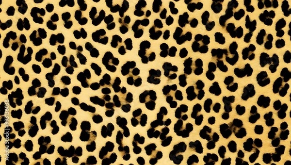 Fototapeta leopard print cat spots brown background stylish design