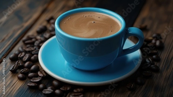 Fototapeta The Coffee Cup on Table