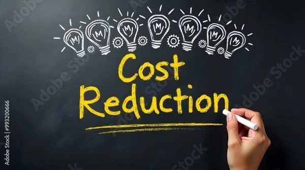 Fototapeta Cost Reduction Ideas