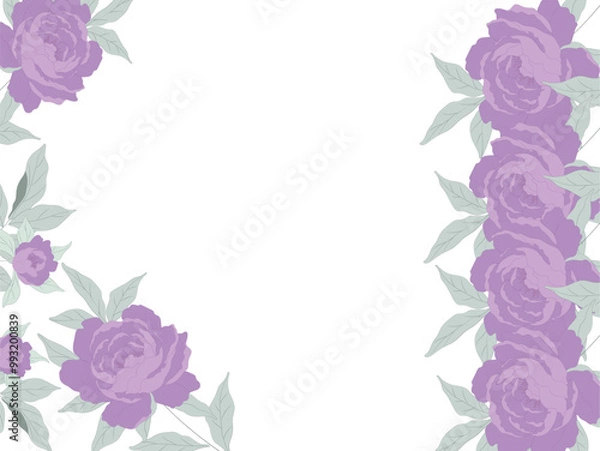 Obraz floral background pink flowers