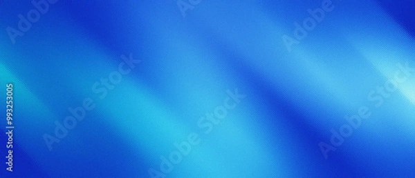 Fototapeta bright blue gradient textured volumetric light retro background 