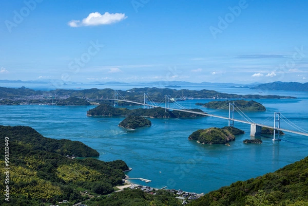 Obraz しまなみ海道、愛媛県、日本