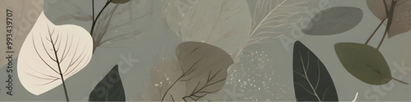 Obraz Natural green banner