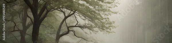 Obraz Natural green banner