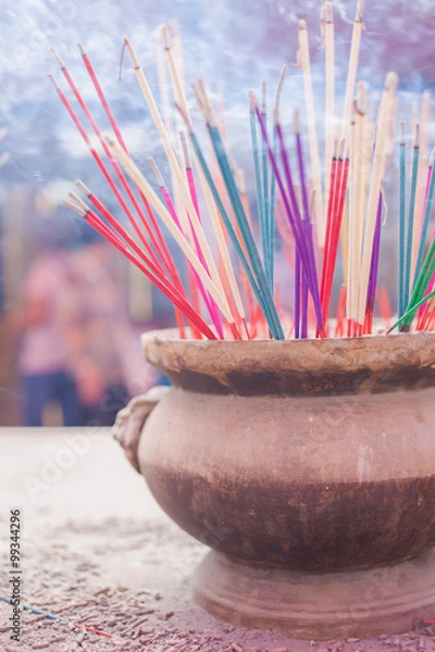 Obraz Brass Joss stick pot