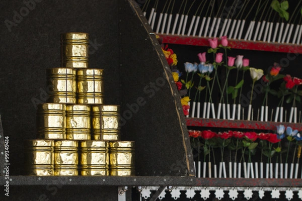 Obraz Dosenwerfen und Schießbude