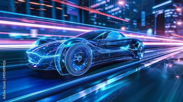 Fototapeta future technology