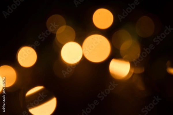 Fototapeta defocused xmas lights