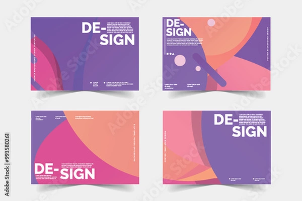 Fototapeta abstract colorfull banner background templates