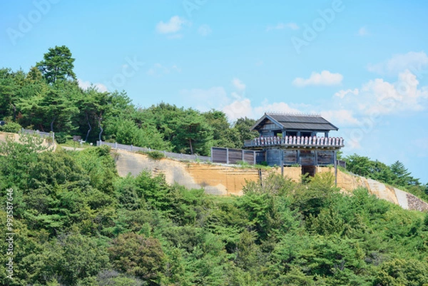 Fototapeta 鬼ノ城西門