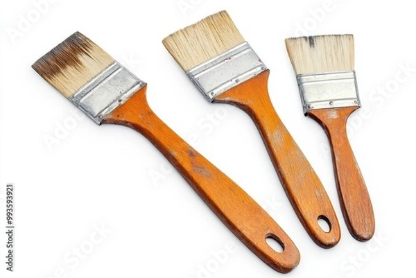 Fototapeta Premium Paint Scraper Tool for Efficient Peeling and Surface Preparation isolated on White Background