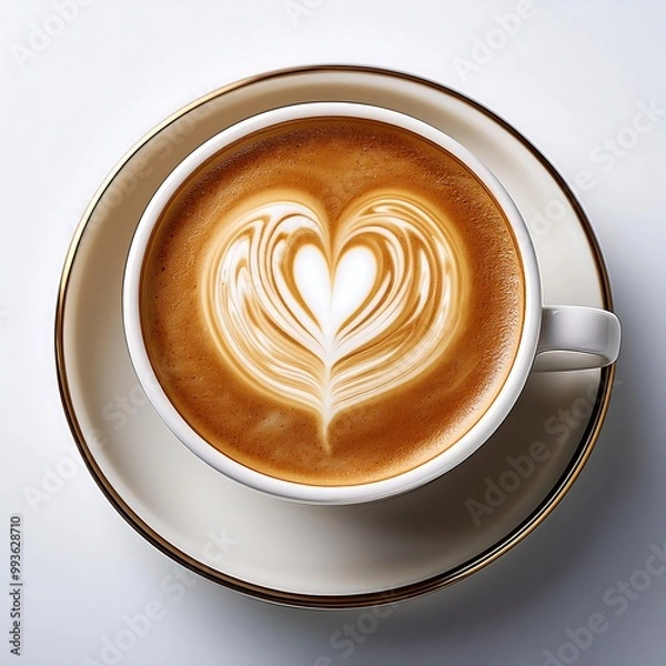 Fototapeta Black and White Latte