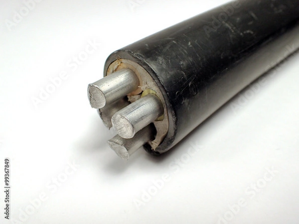 Obraz Stromkabel Erdleitung Kabelende