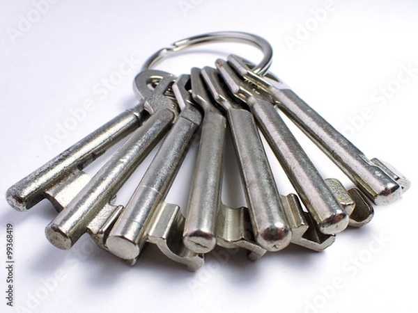 Obraz Schlüssel an einem Schlüsselring