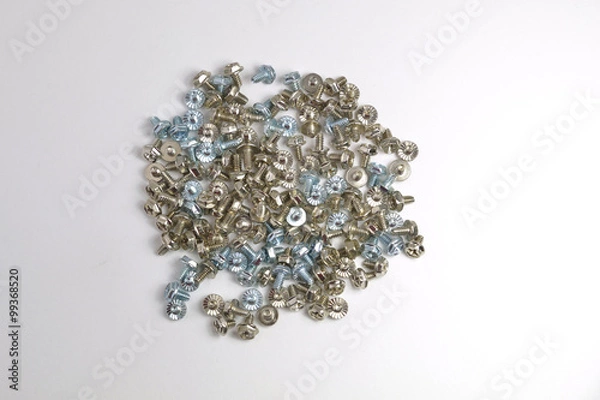 Obraz Ein Haufen PC Schrauben