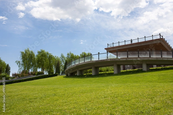 Fototapeta Charming scenery in a park