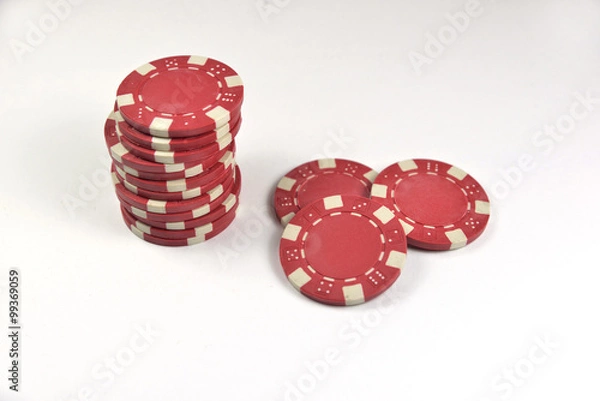 Obraz Stapel roter Chips