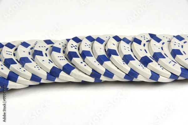 Obraz umgekippter Tsapel weißer Chips