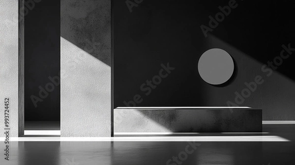 Fototapeta The power of a minimal design comes from its ability to communicate without excess, letting each element serve a clear purpose.